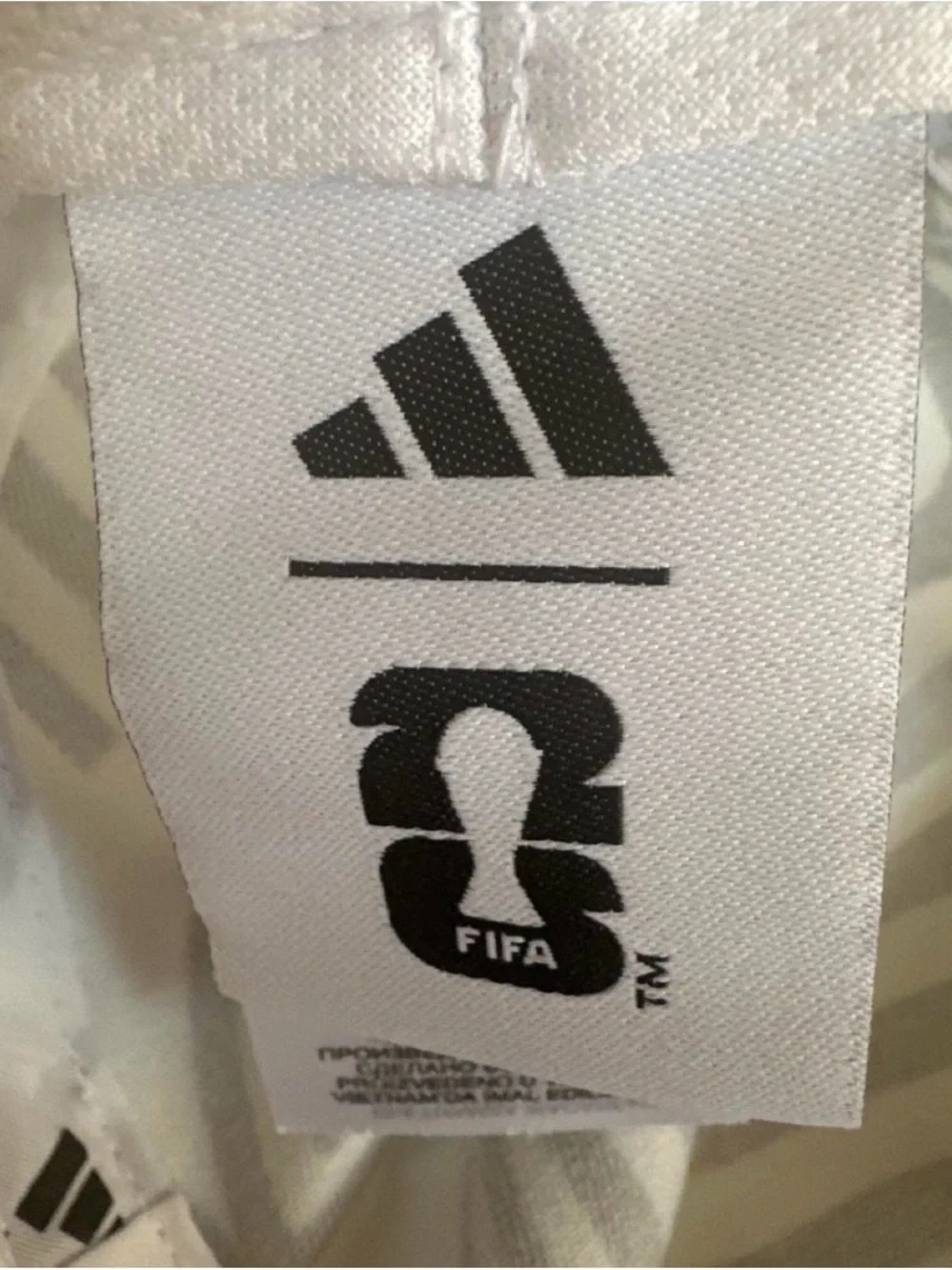 adidas Black & White Geometric Bucket Hat with Gold Logo